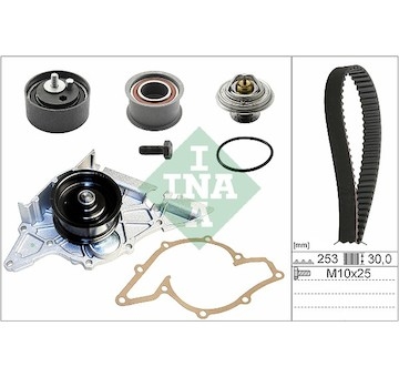 Vodní pumpa + sada ozubeného řemene INA 530 0178 30