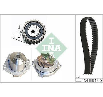 Vodní pumpa + sada ozubeného řemene INA 530 0221 30