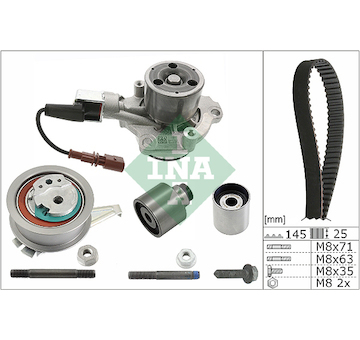 Vodní pumpa + sada ozubeného řemene INA 530 0650 30