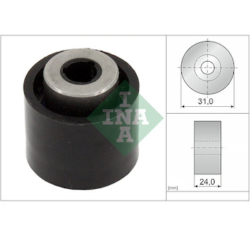 Vratná/vodicí kladka, ozubený řemen INA 532 0750 10