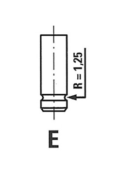Výfukový ventil FRECCIA R6278/RARNT