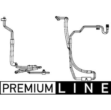 Vysokotlaké / nízkotlaké vedení, klimatizace MAHLE ORIGINAL AP 116 000P