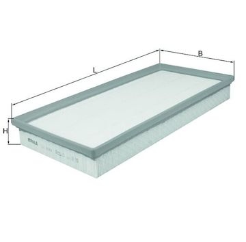 Vzduchový filtr MAHLE ORIGINAL LX 1004