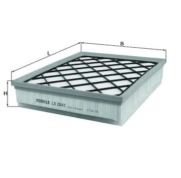 Vzduchový filtr MAHLE ORIGINAL LX 2641