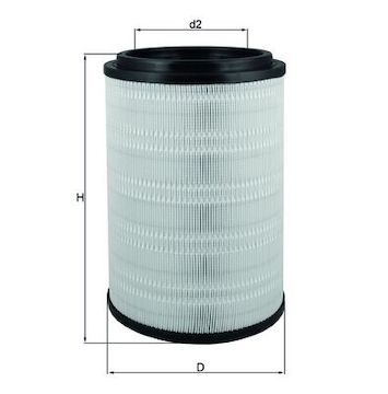 Vzduchový filtr MAHLE ORIGINAL LX 2741