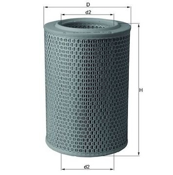 Vzduchový filtr MAHLE ORIGINAL LX 620