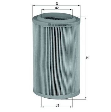 Vzduchový filtr MAHLE ORIGINAL LX 915