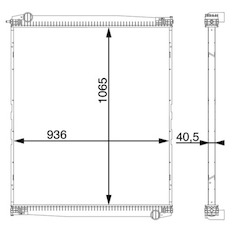 Chladič, chlazení motoru MAHLE ORIGINAL CR 1152 000S