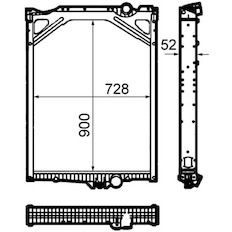 Chladič, chlazení motoru MAHLE ORIGINAL CR 1917 000P