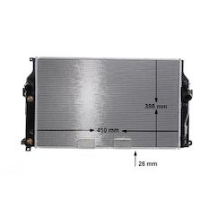 Chladič, chlazení motoru MAHLE ORIGINAL CR 2273 000S