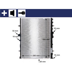 Chladič, chlazení motoru MAHLE ORIGINAL CR 31 000S