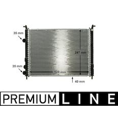 Chladič, chlazení motoru MAHLE ORIGINAL CR 645 000P