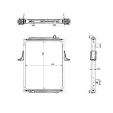 Chladič, chlazení motoru MAHLE ORIGINAL CR 698 000S