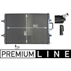 Chladič nízké teploty, chladič plnicího vzduchu MAHLE ORIGINAL CIR 2 000P