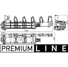 Chladič, recirkulace spalin MAHLE ORIGINAL CE 13 000P