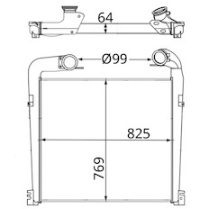 Chladič turba MAHLE ORIGINAL CI 143 000S