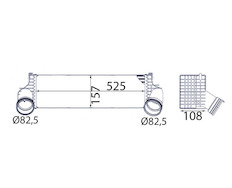 Chladič turba MAHLE ORIGINAL CI 175 000S