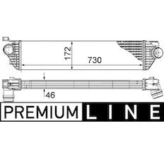 Chladič turba MAHLE ORIGINAL CI 386 000P