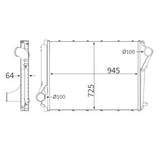 Chladič turba MAHLE ORIGINAL CI 453 000S