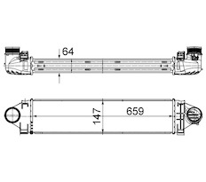 Chladič turba MAHLE ORIGINAL CI 502 000S