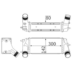 Chladič turba MAHLE ORIGINAL CI 700 000S