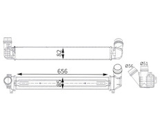 Chladič turba MAHLE ORIGINAL CI 767 000S