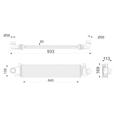 Chladič turba MAHLE ORIGINAL CI 776 000P