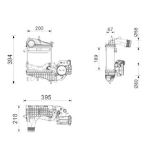 Chladič turba MAHLE ORIGINAL CI 788 000P