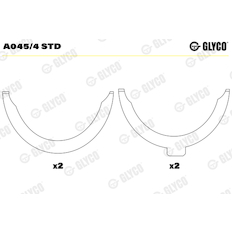 Distanční kotouč, kliková hřídel GLYCO A045/4 STD