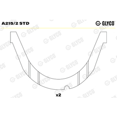 Distanční kotouč, kliková hřídel GLYCO A215/2 STD