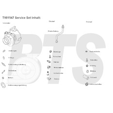 Dmychadlo, plnění BTS Turbo T981547