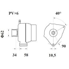 generátor MAHLE ORIGINAL MG 1212