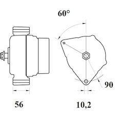 generátor MAHLE ORIGINAL MG 850