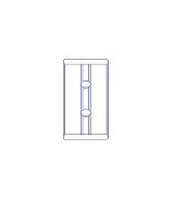 Hlavní ložiska klikového hřídele KING M5656U-SI-0.75
