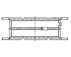 Hlavní ložiska klikového hřídele MAHLE ORIGINAL 001 FL 21834 000
