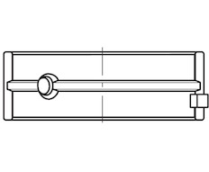 Hlavní ložiska klikového hřídele MAHLE ORIGINAL 001 HL 21968 050
