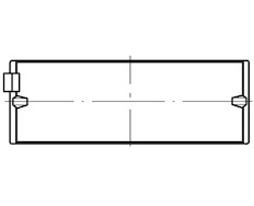 Hlavní ložiska klikového hřídele MAHLE ORIGINAL 007 HL 20334 210