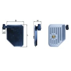 Hydraulický filtr, automatická převodovka MAHLE ORIGINAL HX 156