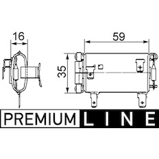 Odpor, vnitřní tlakový ventilátor MAHLE ORIGINAL ABR 14 000P