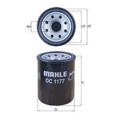 Olejový filtr MAHLE ORIGINAL OC 1177