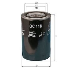 Olejový filtr MAHLE ORIGINAL OC 118