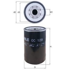 Olejový filtr MAHLE ORIGINAL OC 129