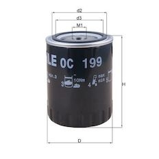 Olejový filtr MAHLE ORIGINAL OC 199