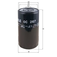 Olejový filtr MAHLE ORIGINAL OC 267