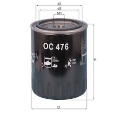 Olejový filtr MAHLE ORIGINAL OC 476