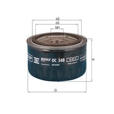 Olejový filtr MAHLE ORIGINAL OC 548