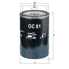 Olejový filtr MAHLE ORIGINAL OC 81