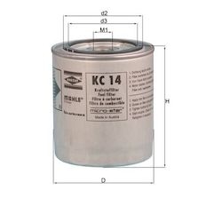 Palivový filtr MAHLE ORIGINAL KC 14