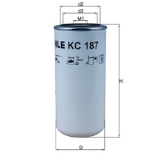 Palivový filtr MAHLE ORIGINAL KC 187