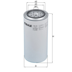 Palivový filtr MAHLE ORIGINAL KC 75